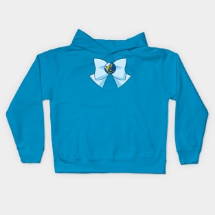 Sailor Mercury Bow Kids Hoodie